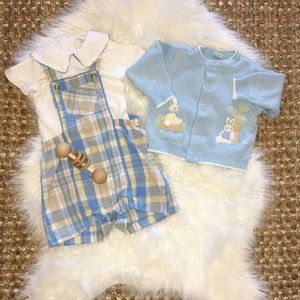 Kitestrings & B-Z-Bee  Vintage baby look outfits